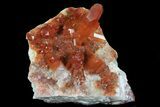 Natural, Red Quartz Crystal Plate - Morocco #80544-1